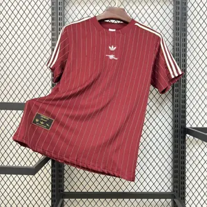 25-26 Arsenal Casual Retro Style Football Red Shirt AAAAJersey Yupoo