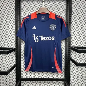 24-25 Manchester United Navy Training Kit Sport AAAAJersey Yupoo