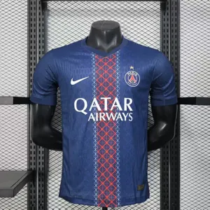 25-26 PSG Home Player Version Kit（With Stars）Soccer AAAAJersey Yupoo