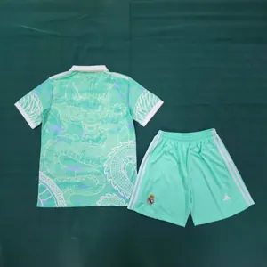 24-25 Real Madrid Specia Edition Kits Dragon Concept Green Suits Football AAAAJerseys Yupoo 1