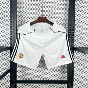 25-26 Manchester United Home Shorts Soccer Trousers AAAAJersey Supply Yupoo