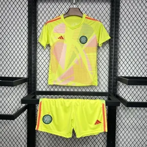 24-25 Celtic First Yellow Goalkeeper Kid Kits Youth Apparels Football AAAAJersey Yupoo