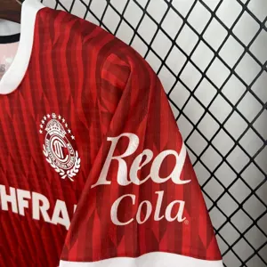 25-26 Toluca Home Kit Red Shirt Football Uniform AAAAJersey Supply Yupoo 5