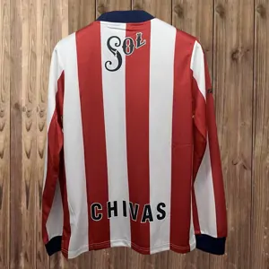 96-97 Chivas Home Retro Kit Long Sleeve Shirt Soccer AAAAJersey Yupoo 1