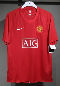 07-08 Manchester United Home Retro Kit Vintage Player Version Shirt AAAAJersey Dropship Yupoo