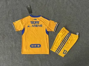 25-26 Tigres UANL Home Kid Kits Youth Apparels AAAAJersey Wholesale Yupoo 16-28 3