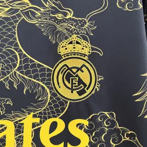23-24 Real Madrid Special Edition Kit Golden Dragon Shirt Football Jerseys Yupoo 3