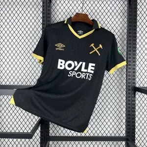 25-26 West ham United Black Shirt Football AAAAJersey Wholesale Yupoo