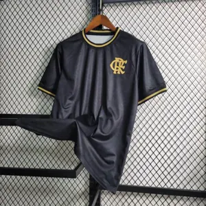 23-24 Flamengo Black S-4XL Cheap Soccer Jerseys 4