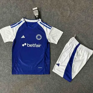 25-26 Cruzeiro Home Kid Kits Youth Apparels AAAAJersey Supply Yupoo