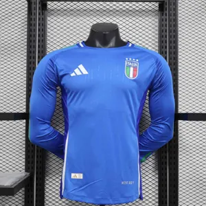 2024 Italy Home Long Sleeve Kit Player Version Shirt Sport AAAAJersey Yupoo