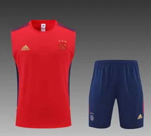 22-23 Ajax vest training suit kit Red 14