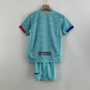 23-24 kids Barcelona third away size 16-28 Cheap Football Kit 7