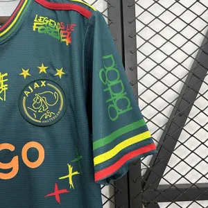 25-26 Ajax x Bob Marley Special Edition Green Shirt Football Uniform AAAAJersey Supply Yupoo 4