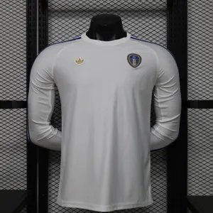 26-27 Leeds United Mens Retro Style Football Long Sleeve T-Shirt AAAAJersey Supply Yupoo