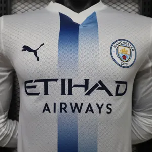 26-27 Manchester City Away Kit Player Version Football Long Sleeve Shirt AAAAJersey Dropship Yupoo 9 4