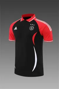 Polo Ajax black red-sleeves 16