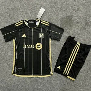 24-25 Los Angeles FC Home Kid Kits Youth Apparels AAAAJersey Wholesale Yupoo