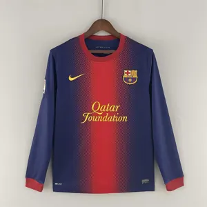 12-13 Barcelona home long sleeve