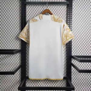 23-24 Real Madrid Special Editon Kit Golden Dragon Shirt Cheap Soccer Jerseys 3