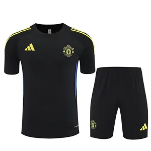 25-26 Manchester United Black Training Kit Soccer AAAAJersey Yupoo