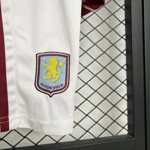 25-26 Aston Villa Home Kid Kits Youth Apparels Football AAAAJersey Supply Yupoo 2