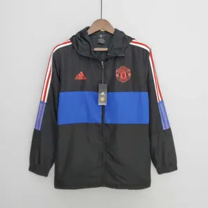 22-23 Manchester United blackblue windbreaker