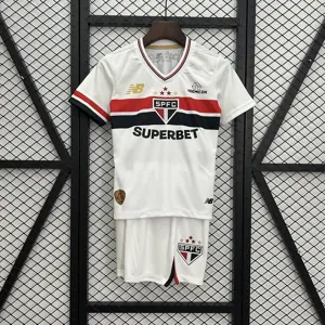 25-26 Sao Paulo Home Kid Kits Yourth Apparels AAAAJersey Supply Yupoo