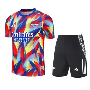 25-26 Arsenal Pre-Match Training Kits Football Tracksuits