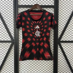 25-26 Flamengo Pre-match Women Soccer Shirt AAAAJersey Dropship Yupoo