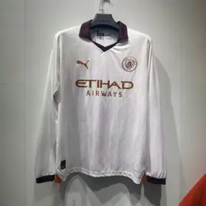 23-24 Manchester City Third Kit Long Sleeve Shirt Cheap Jersey Yupoo