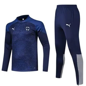 23-24 Rayados Monterrey Long Sleeve Navy Training Suits Soccer Jerseys Yupoo