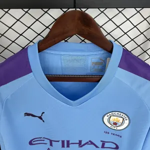 19-20 Manchester City Home Retro Kit Vintage Shirt AAAAJersey Supply Yupoo 3