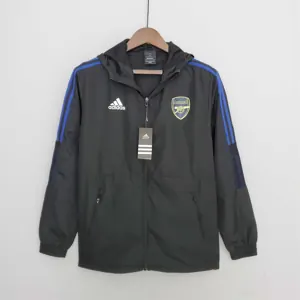 22-23 Arsenal black windbreaker