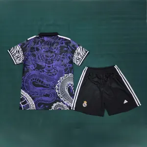24-25 Real Madrid Specia Edition Kits Dragon Concept Blue Shirts Football AAAAJerseys Yupoo 1