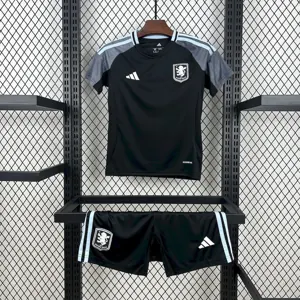 25-26 Aston Villa Away Kid Kits Youth Apparels AAAAJersey Supply Yupoo