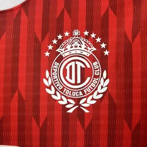 25-26 Toluca Home Kit Red Shirt Football Uniform AAAAJersey Supply Yupoo 4