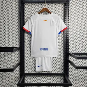 23-24 Barcelona away kids kit 4