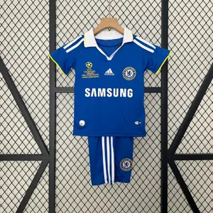 08-09 Chelsea Home Champions League Retro Kid Kits Youth Apparels AAAAJersey Wholesale Yupoo
