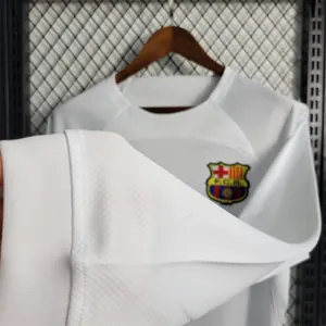 23-24 Barcelona white away Long Sleeve 5