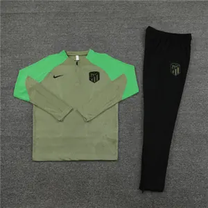 23-24 Atletico Madrid Long Sleeve Kits Zipper Training Suits Jersey Supplier Yupoo 2