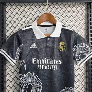 23-24 Real Madrid Special Edition Black kids kit 5