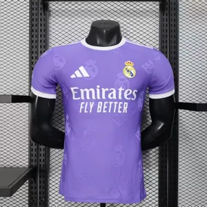 25-26 Real Madrid OG Special Edition Kit Purple Player Version Shirt AAAAJersey Wholesale Yupoo