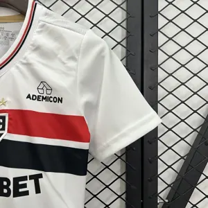 25-26 Sao Paulo Home Kid Kits Yourth Apparels AAAAJersey Supply Yupoo 1