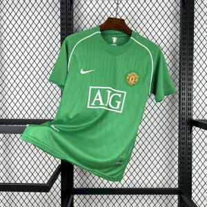 07-08 Manchester United Retro Green Goalkeeper Kit Vintage Shirt AAAAJersey Supply Yupoo
