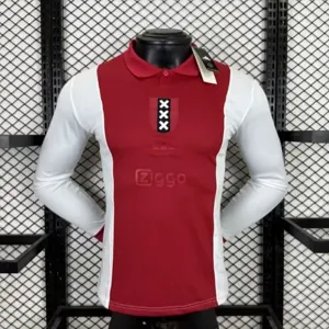 25-26 Ajax 125th Anniversary Long Sleeve Kit Player Version Shirt AAAAJersey Wholesale Yupoo