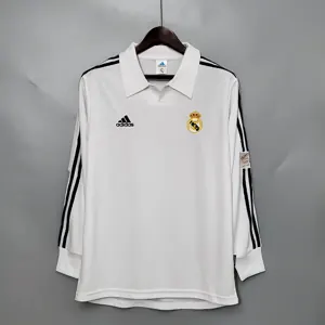 01-02 Real Madrid home long-sleeve
