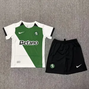 24-25 Sporting Lisbon 100th Anniversary Edition Kids Kits Youth Apparels AAAAJersey Supplier Yu