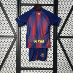 25-26 Barcelona Home Kid Kits Youth Apparels AAAAJersey Supply Yupoo 3