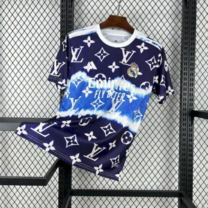 25-26 Real Madrid x LV Navy&Blue Special Edition Shirt AAAAJersey Dropship Yupoo